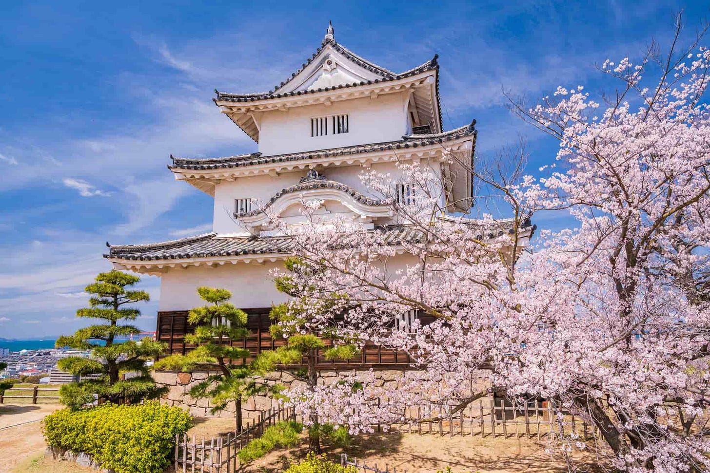 香川県丸亀市のシンボル「丸亀城」