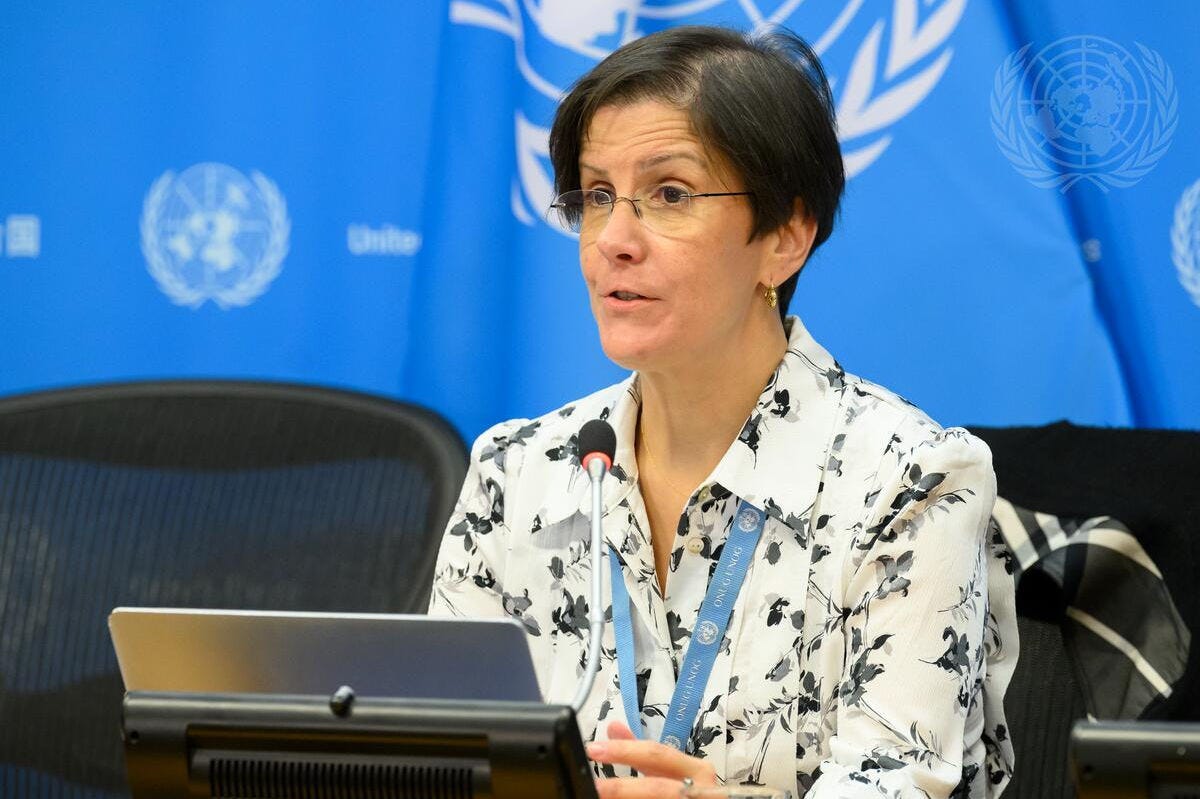 United Nations Photo. Press Briefing