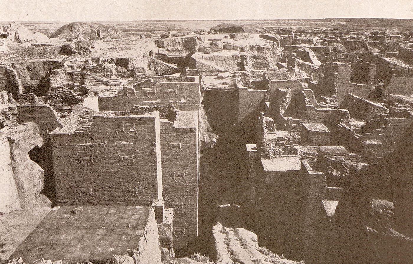 Ancient Babylon discovered in 1899-1902. Ancient Babylon discovered in 1899-1902.