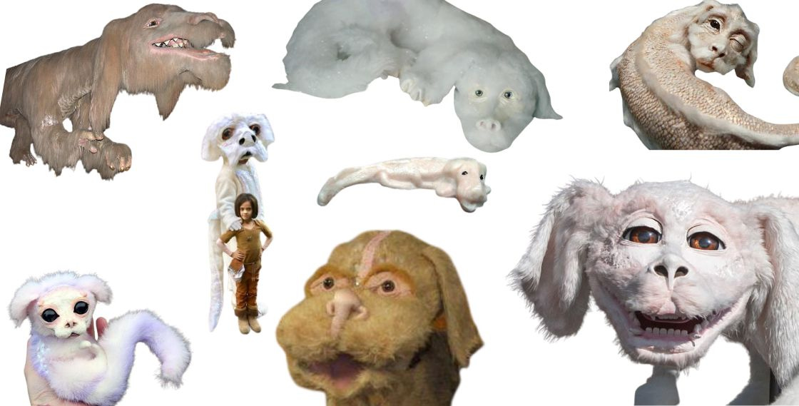 A sloppy collage of various Falkors on a white background. A sloppy collage of various Falkors on a white background.