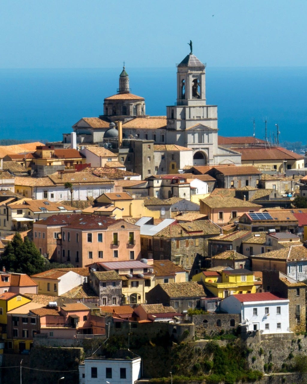 May be an image of bell tower and Camogli