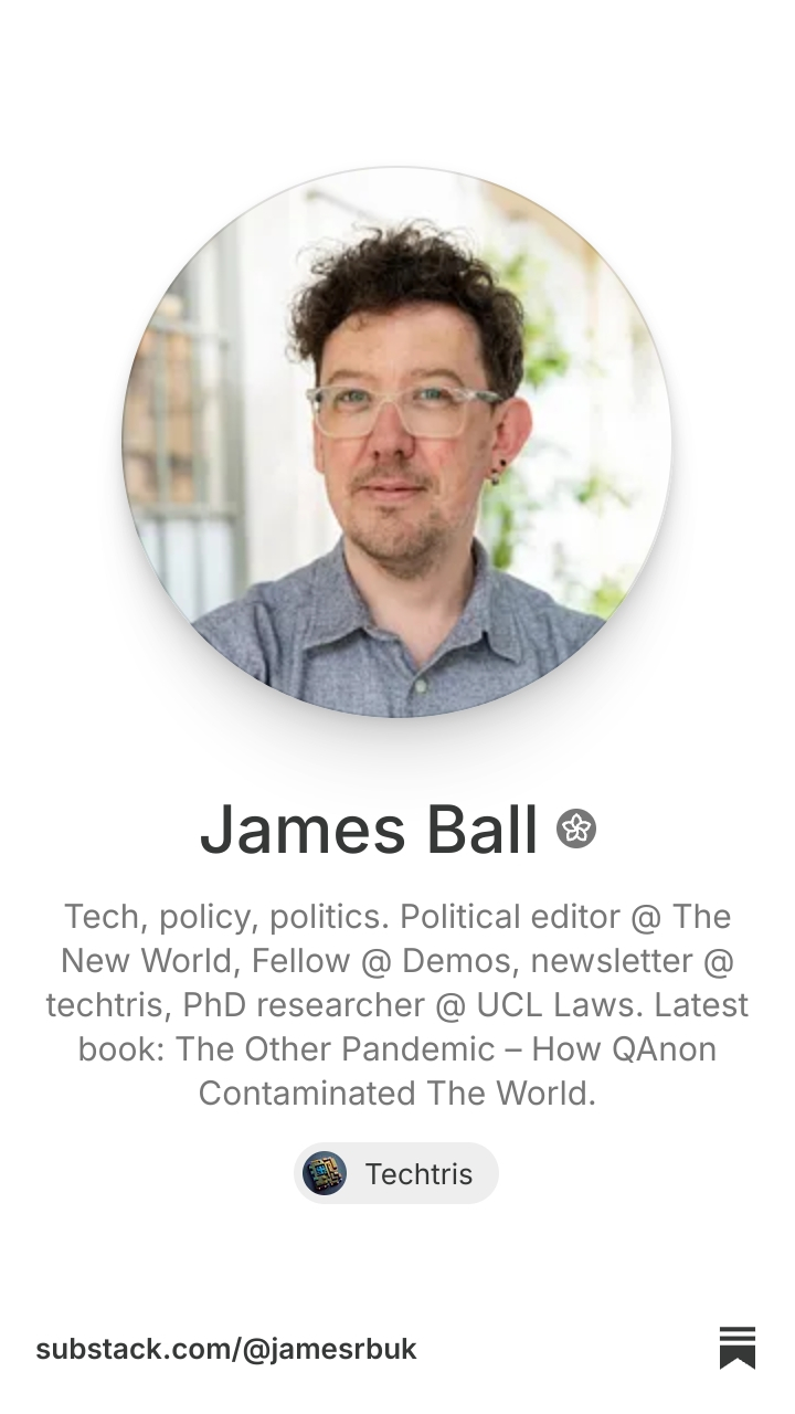 James Ball | Substack