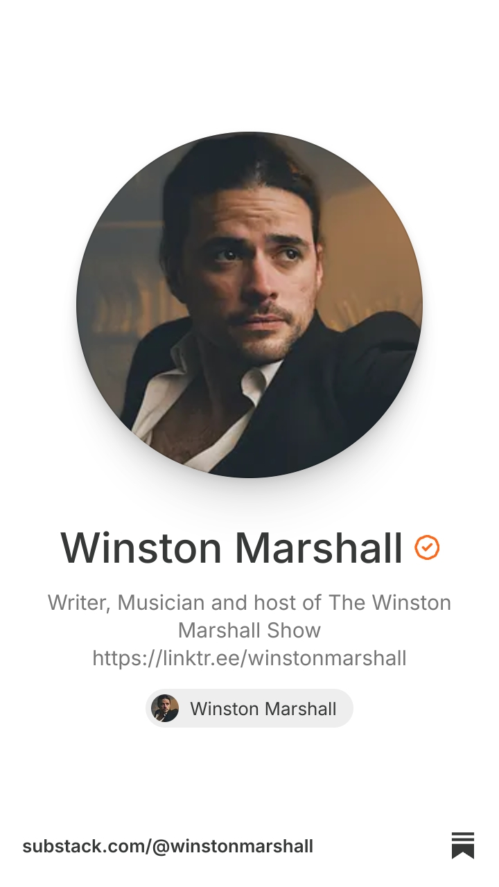 Winston Marshall | Substack