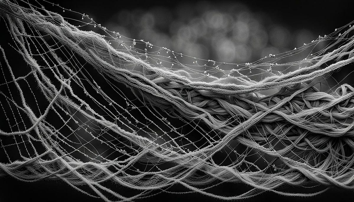 Frayed fabric Frayed fabric