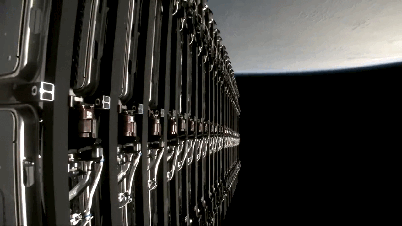 Twenty-seven Starlink satellites being released from Falcon 9’s second-stage on December 10th 2025.