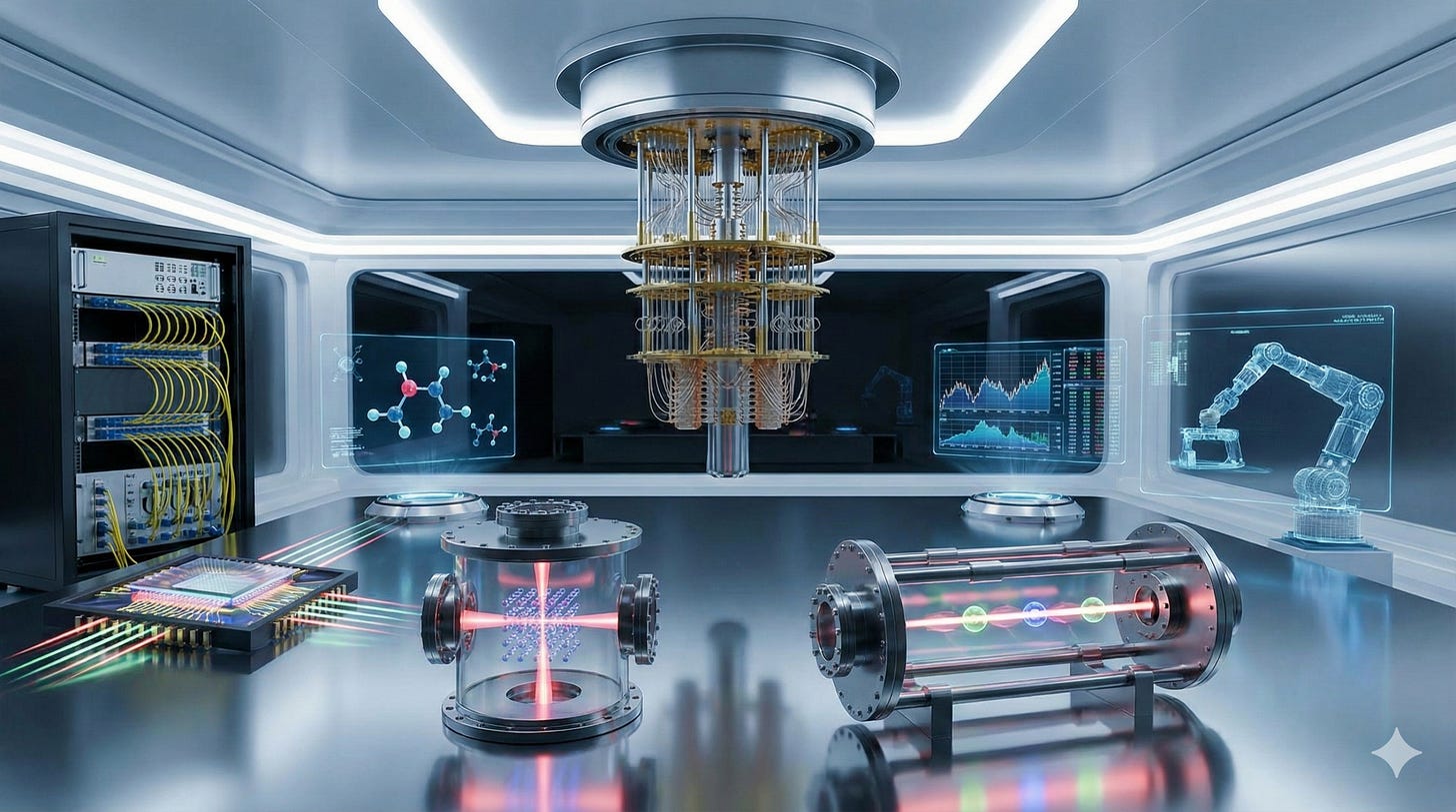 Quantum computers in orbit over the earth Quantum computers in orbit over the earth