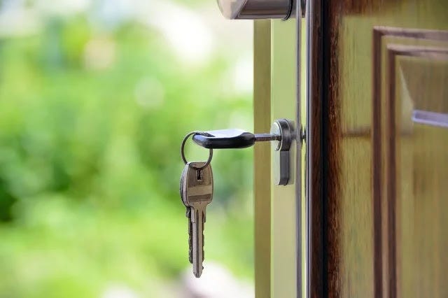 Keys to a new house
