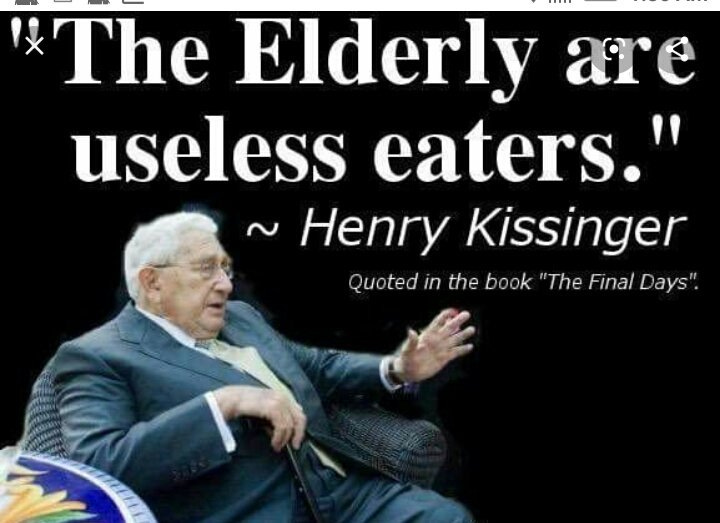 Rita Banerji on Twitter: "5/ Interesting that the Covid is largely killing  the elderly. Like Bill Gates, Kissinger too likes the idea of population  control. #NWO. https://t.co/YAcddkVRaV" / Twitter