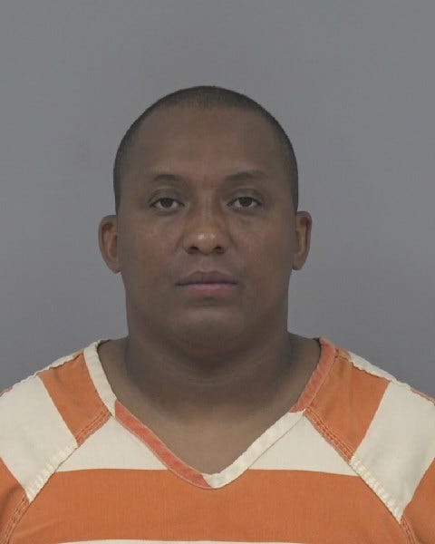Jesus Antonio Tenorio Bermudez is charged with first-degree murder after being accused of shooting and killing his wife Lorena Capera Paz in a Smithfield parking lot. (Johnston County Sheriff's Office)