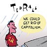 WHAT'S LEFT? Political Cartoons & Commentary by Ted Rall 😾