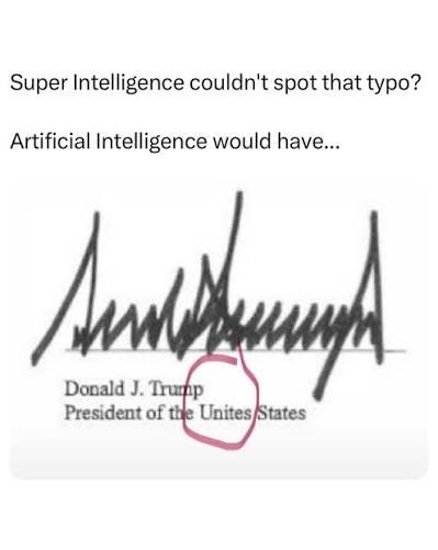 The White House just signed the “White House Accord on Super Intelligence” with some of the biggest names in tech, and the first thing everyone noticed was not the agreement itself. The The White House just signed the “White House Accord on Super Intelligence” with some of the biggest names in tech, and the first thing everyone noticed was not the agreement itself. The