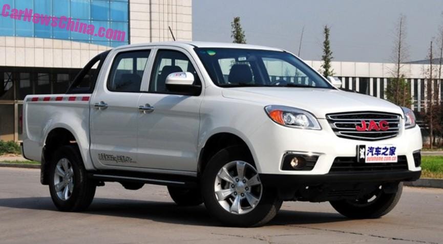 JAC T6 pickup truck will hit the Chinese car market in September -  CarNewsChina.com