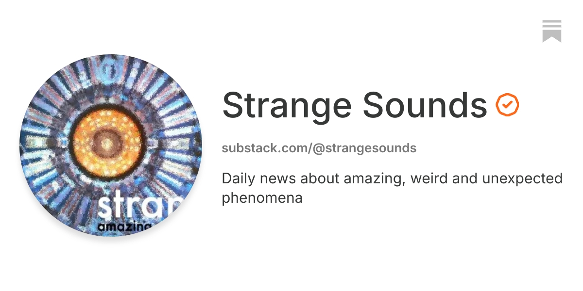 Strange Sounds | Substack