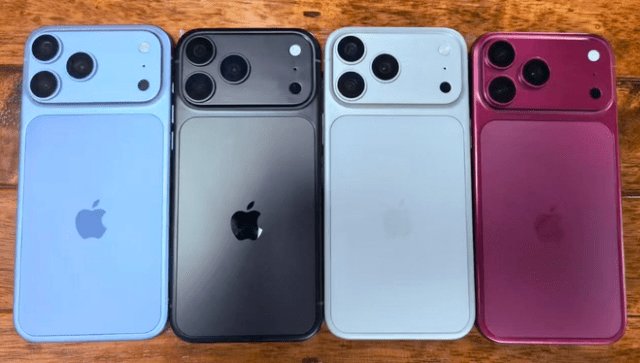 iPhone 18 Pro color options leak: Dark Cherry steals the spotlight in first real-world dummy shots