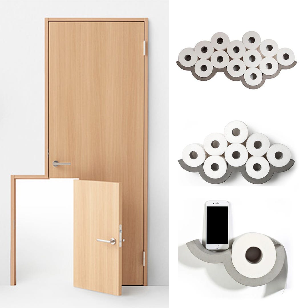 Concrete Cloud (Image: Lyon Beton) | Baby Door (Image: Nendo)