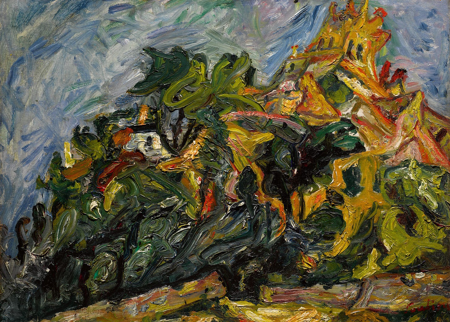 Chaïm Soutine Vue de Céret Chaïm Soutine Vue de Céret