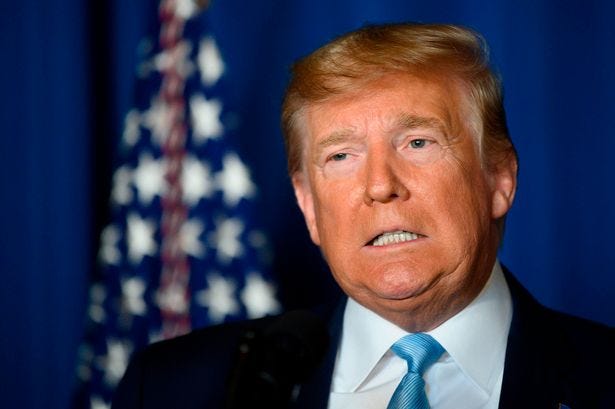 US President Donald Trump