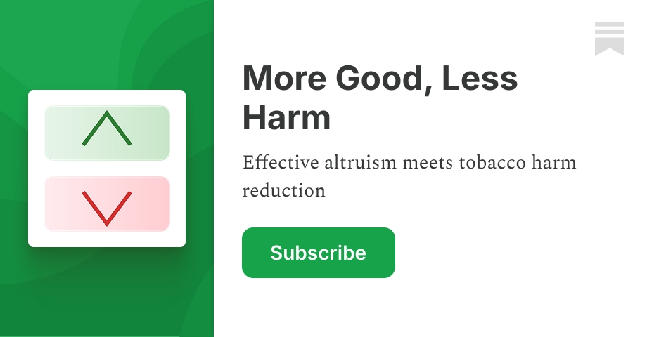 tobacco harm reduction scholarship programme About