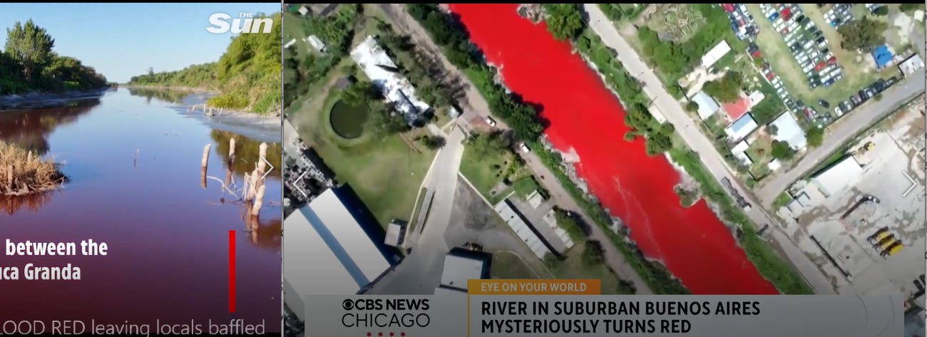Could the Ongoing Blood-Red Water Phenomena Be God's Merciful Warning Signs or Just Environmental Crisis?