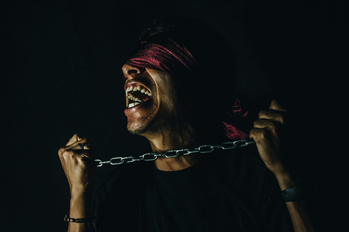 Man in chains Man in chains