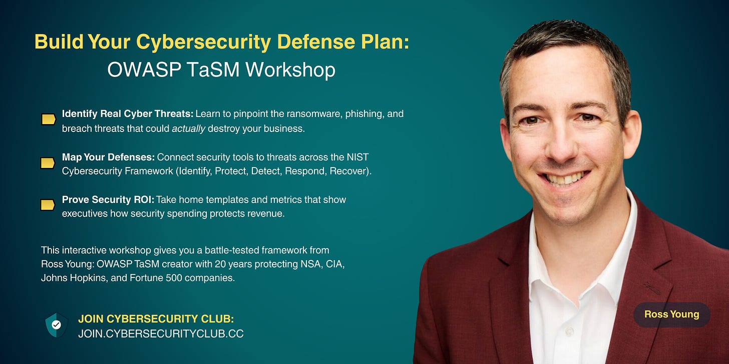 Last Chance to Register! Learn Threat Modeling from a Former CIA/NSA Officer