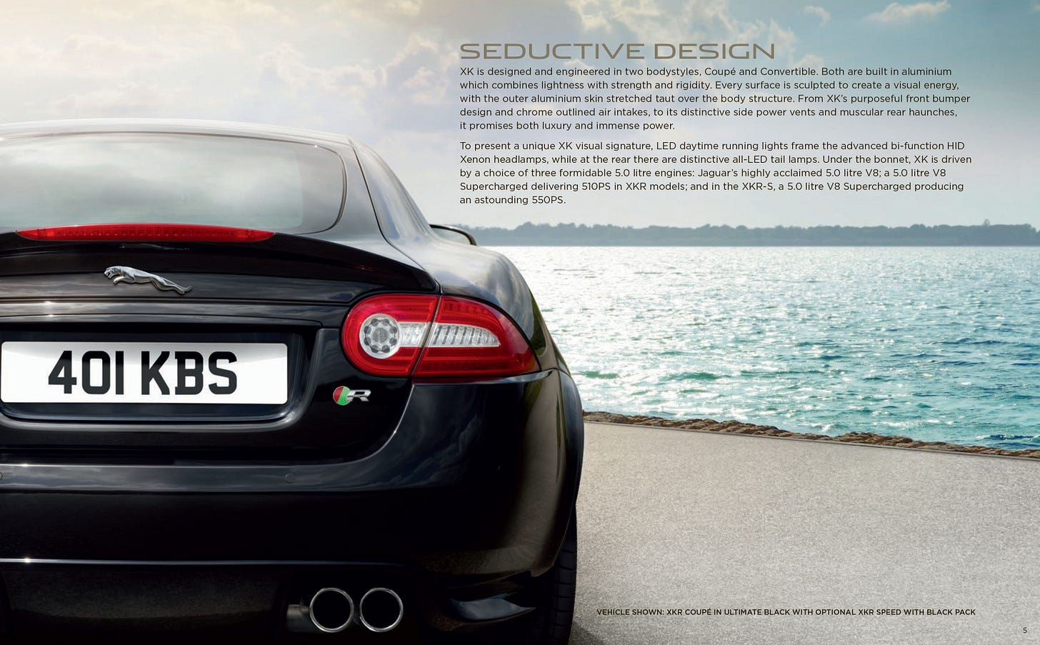 Jaguar XK 2013 brochure design