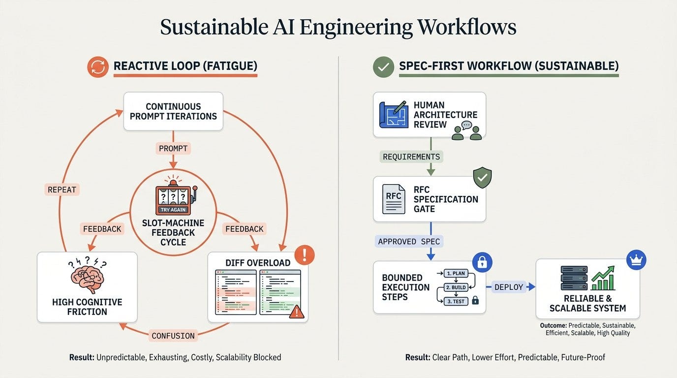 The Asymmetric Verification Trap: Why AI Coding Is Burning Out Senior Engineers