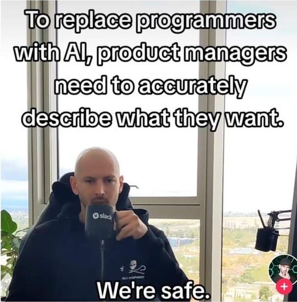 we're safe fellas : r/ProgrammerHumor