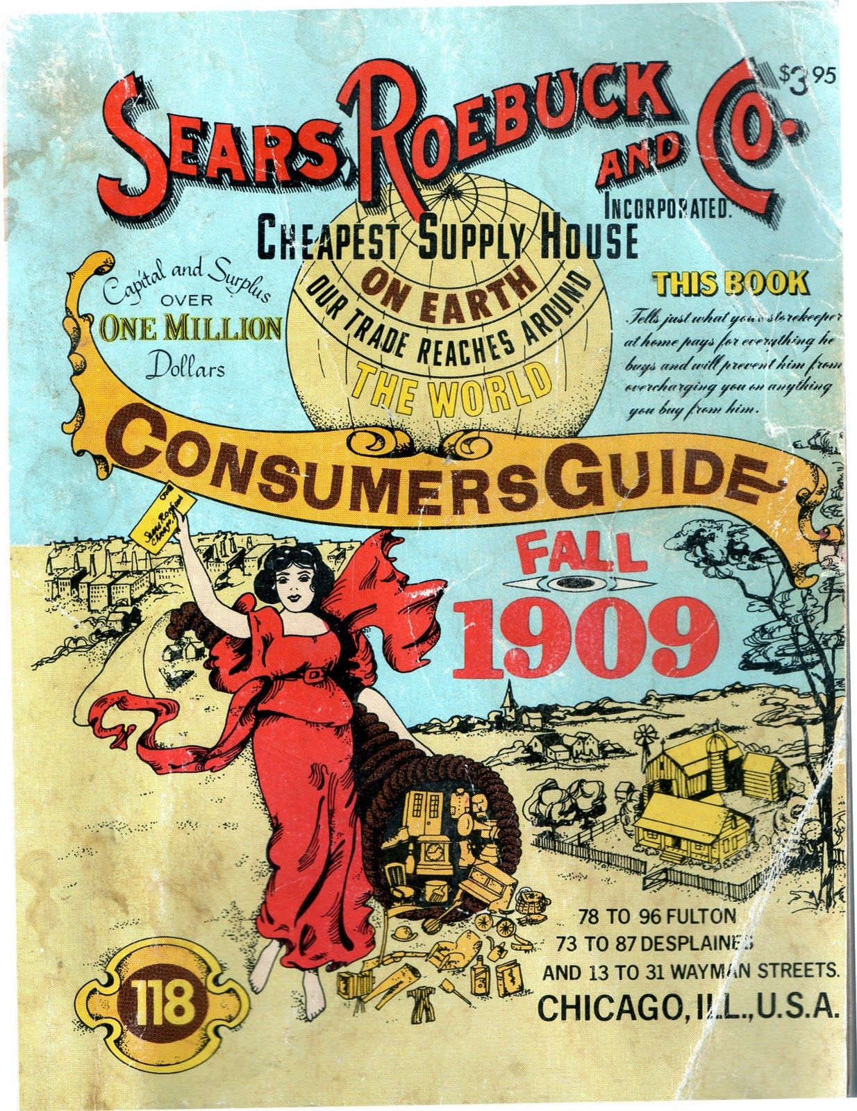 cover from a Sears & Roebuck catalog from 1909