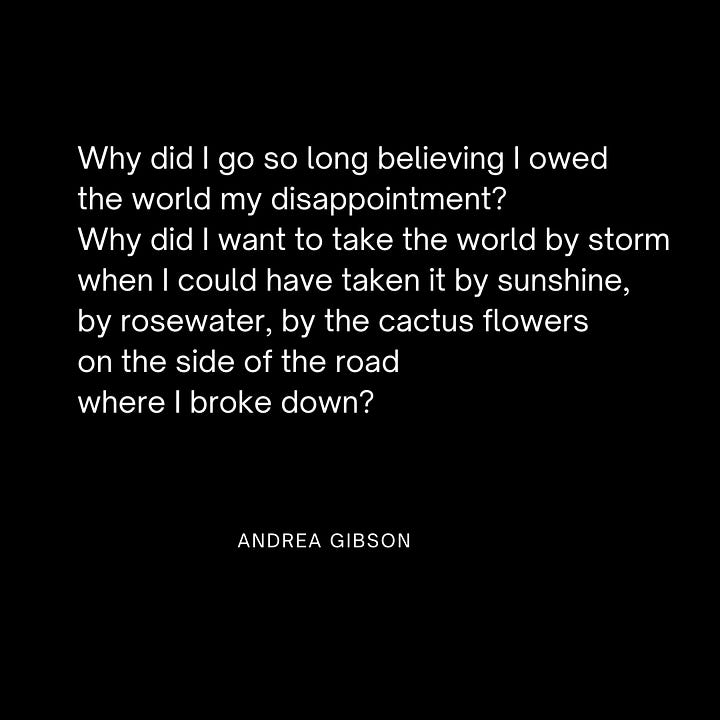 Quote 1: Forests may be gorgeous but there is nothing more alive than a tree that learns how to grow in a cemetery.; Quote 2: wasn’t it Death that taught me to stop measuring my lifespan by length, but by width?, quote 3: Why did I go so long believing I owed the world my disappointment? Why did I want to take the world by storm when I could have taken it by sunshine, by rosewater, by the cactus flowers on the side of the road where I broke down?; quote 4: write so much about my cancer diagnosis not to remind you that I am mortal, but to remind you that you are mortal.
