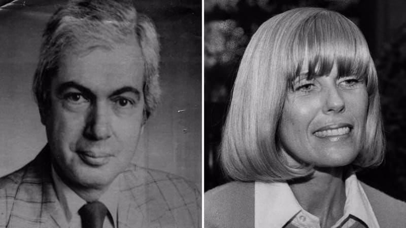 Sheldon Wax, left, Playboy magazine managing editor, in a May 1977 file photo. Judith Wax, who wrote the inspiring poem called "The Waterbury Tales," during an interview on Sept. 14, 1973. The couple died in the crash of American Airlines Flight 191 on May 25, 1979.