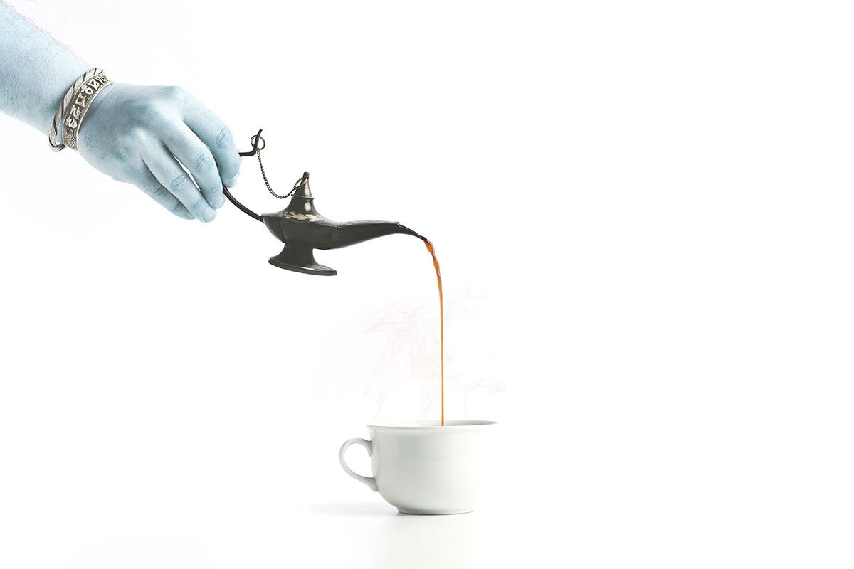 Witch Pouring Potion into Cup Witch Pouring Potion into Cup