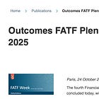 FATF 2025 Plenary: The Pivot to Proof of Impact