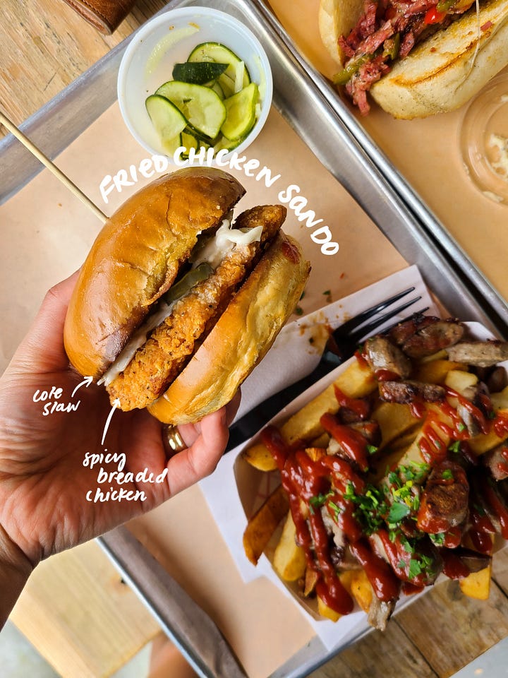 The Good Wurst Company Spicy Chicken Sandwich