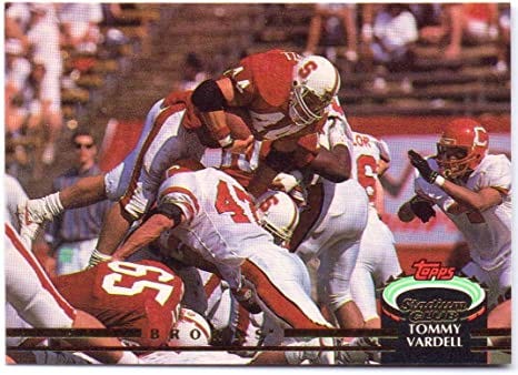 Tommy Vardell 1992 Stadium Club Rookie #419 - Cleveland Browns at Amazon&#39;s  Sports Collectibles Store
