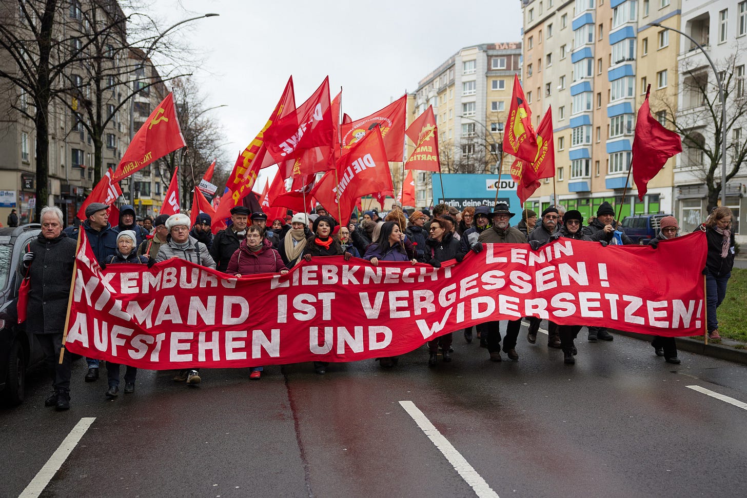 Gedenken an Karl Liebknecht und Rosa Luxemburg