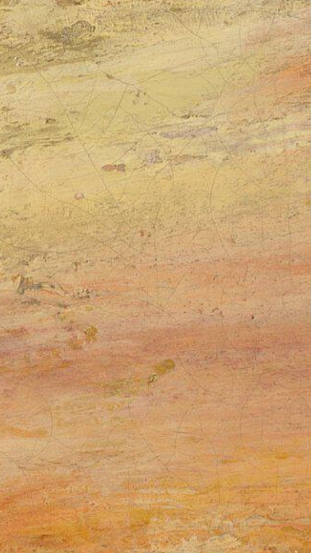 Detail of sky from The Fighting Temeraire Tugged to Her Last Berth to Be Broken Up, 1838, oil painting created by English Romantic artist J.M.W. Turner.  (Public domain)