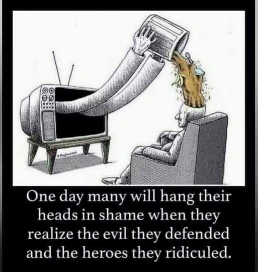 May be an image of television and text