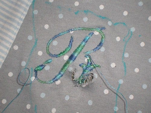 Torn Monogram B Torn Monogram B