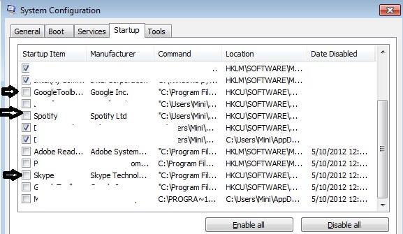 disable startup programs msconfig windows 7 disable startup programs msconfig windows 7