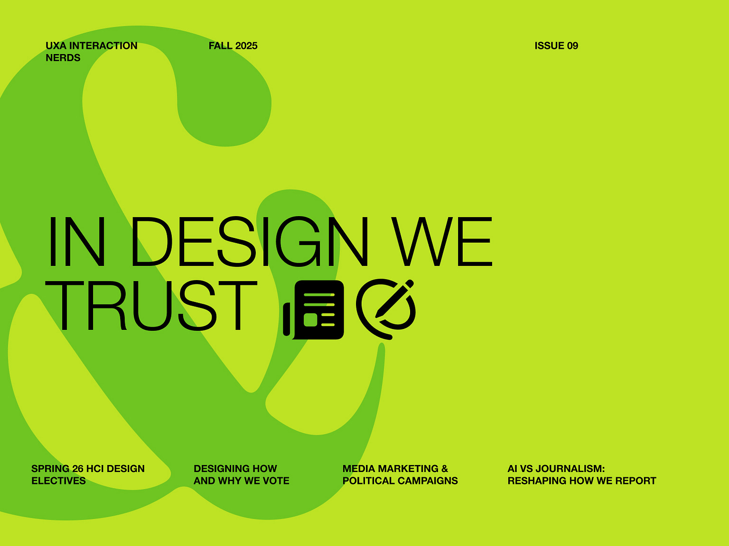 UXA Interaction Nerds Issue 9 Fall 2025 Substack banner