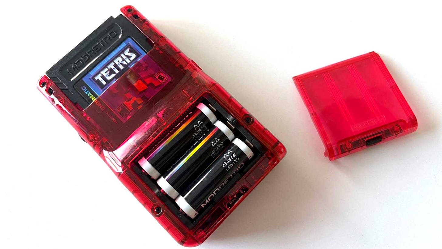 Battery cover ModRetro Chromatic Transparent