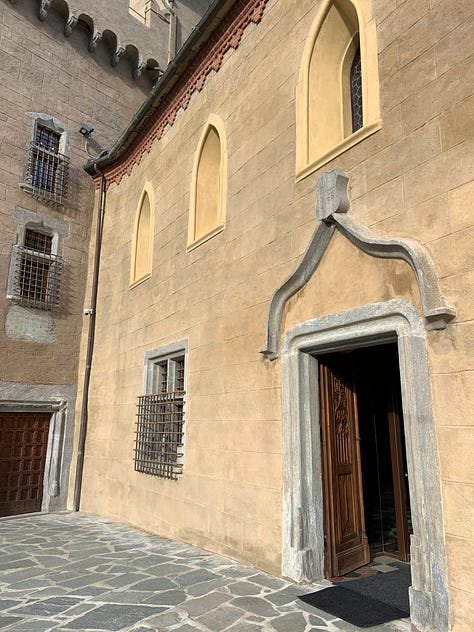 Castle of Saint-Pierre, a true gem of Valle D'Aosta, with Fénis is the most scenic castle of the region