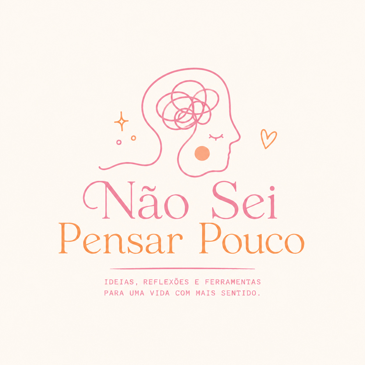 não sei pensar pouco