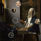 Vermeer's Woman Holding a Balance, Detail by Detail