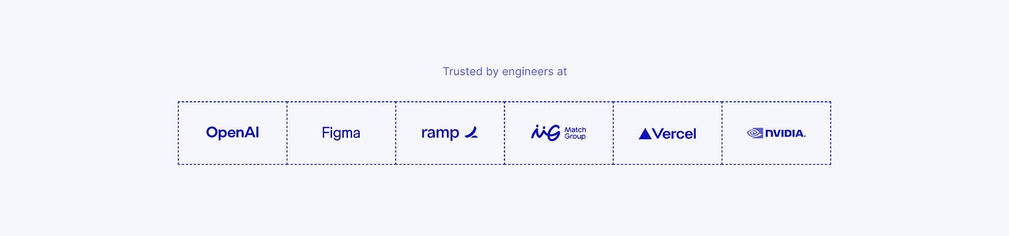 ntn.dev showing logos of companies built on Notion: OpenAI, Figma, Vercel, NVIDIA, Ramp.
