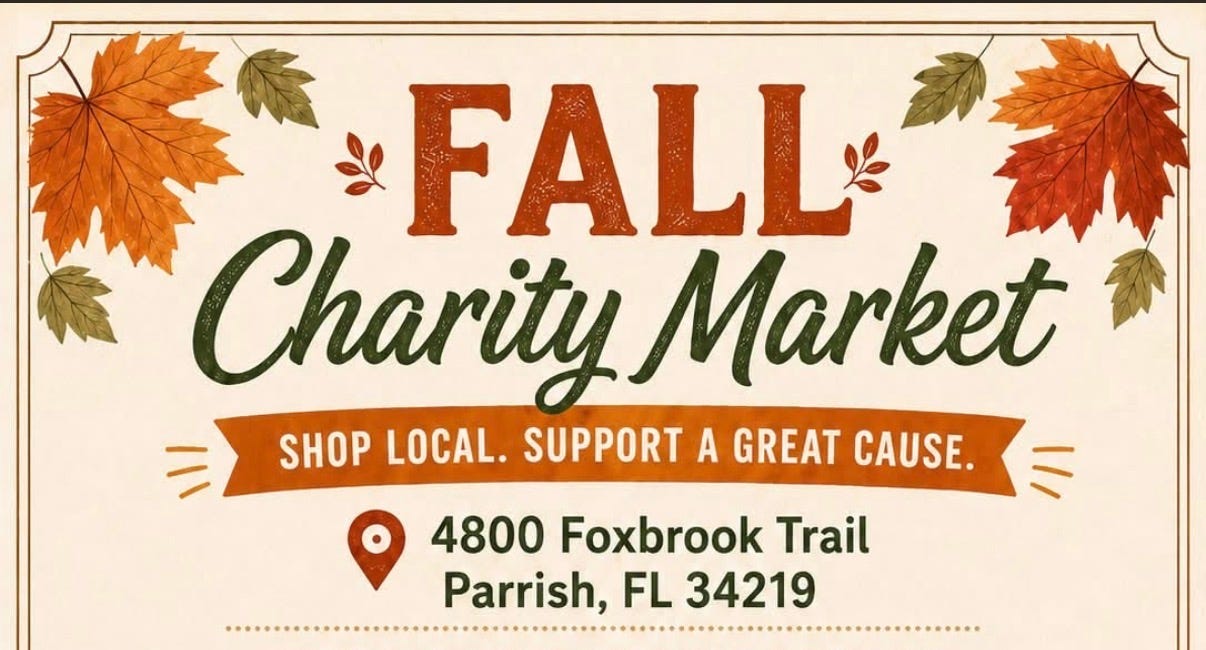 Fall Charity Market in Parrish to Benefit Humane Society at Lakewood Ranch