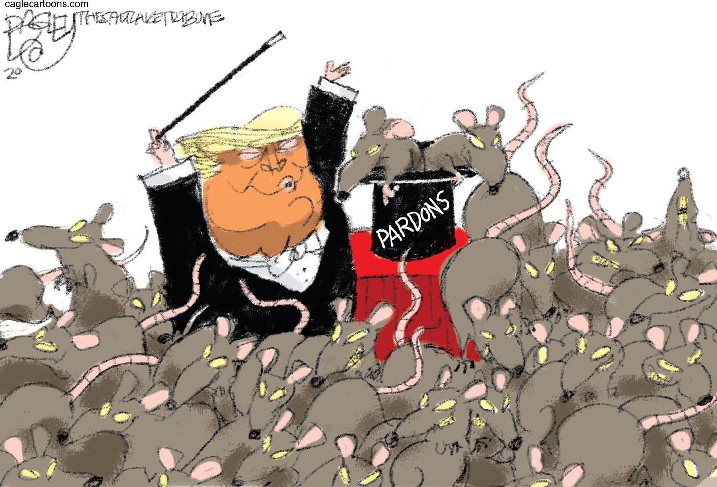 5 criminally funny cartoons about Trump's pardoning spree | The Week