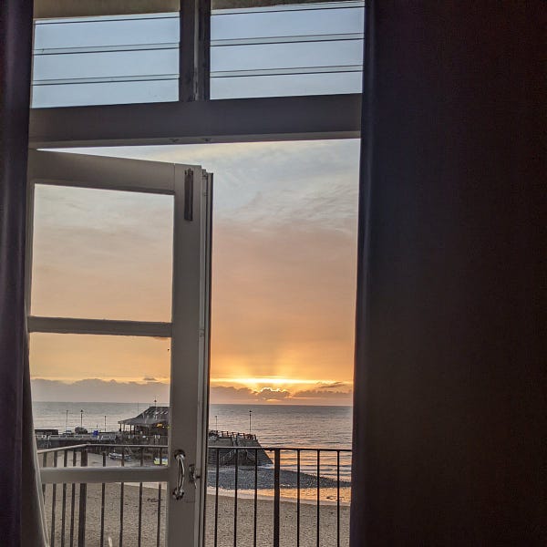 Sunrise at 07:32