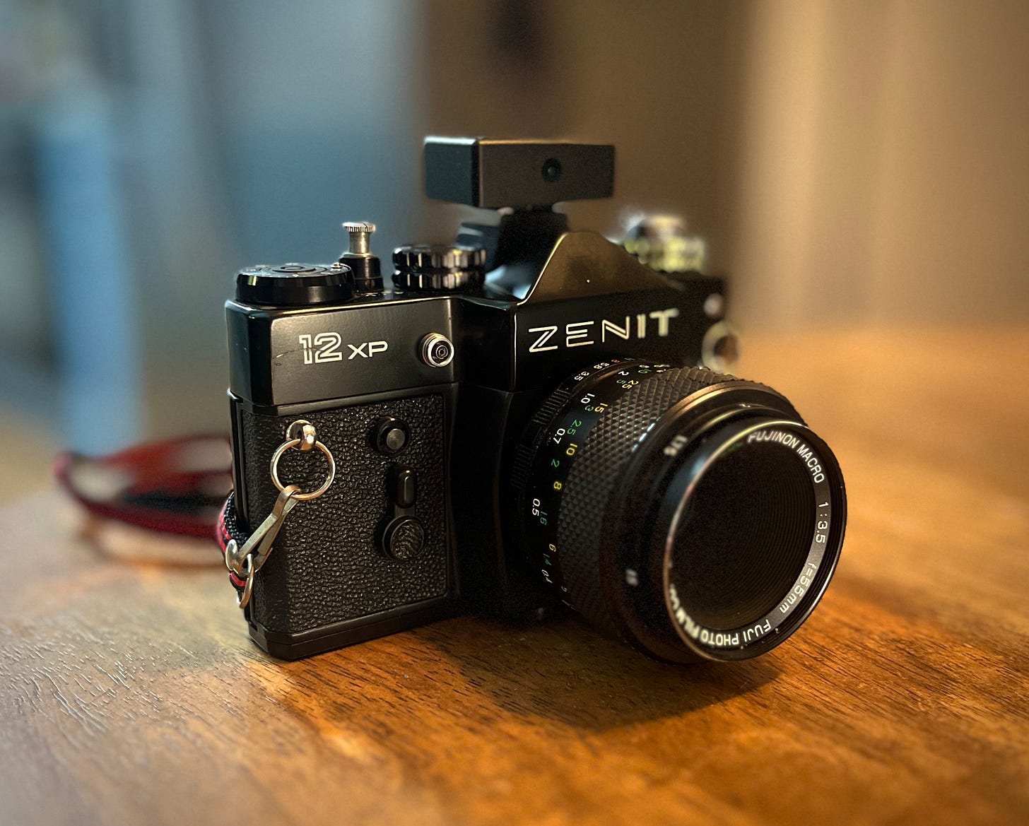 Zenit 12 XP SLR camera with Fujinon lens